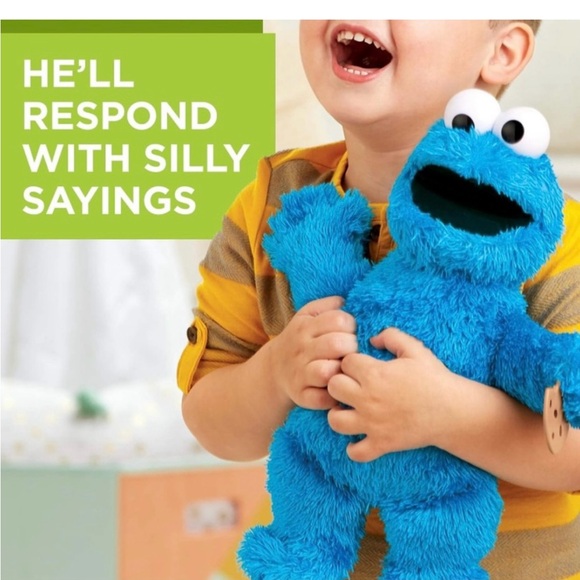 Sesame Street Feed me Cookie Monster Plush Toy - Picture 5 of 6